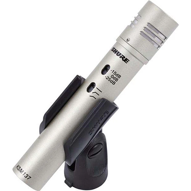Shure KSM137/SL Micrófono de Condensador Para Instrumentos Diafragma Pequeño Cardioide 6