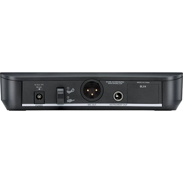 Shure BLX24/PG58-H9 Sistema Inalámbrico de Micrófono de Mano PG58 Banda H9 512-542 MHz 3