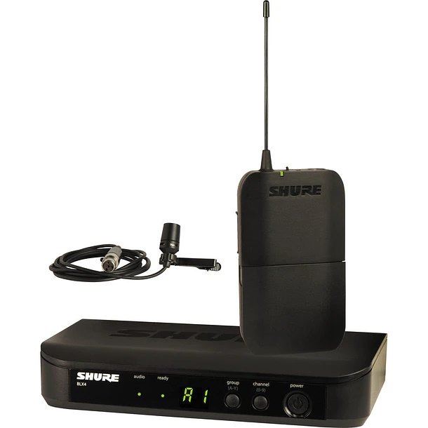 Shure BLX14/CVL-M15 Sistema Inalámbrico de Solapa Con Micrófono Lavalier CVL Banda M15 662-686 MHz 1
