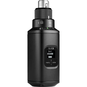 Shure SLXD3=-G58 Transmisor Digital Inalámbrico Plug-On XLR Con Phantom Power Banda G58 470-514 MHz