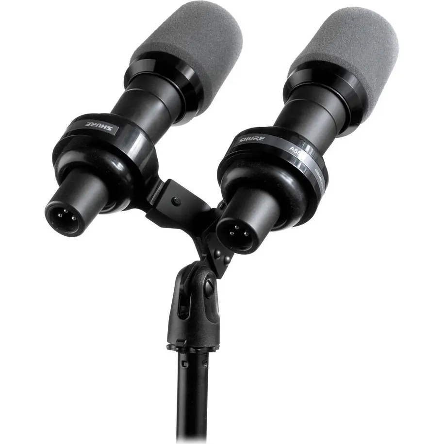 Shure VIP55SM Soporte Doble Para Dos Micrófonos SM57 Con Amortiguación Para Atril y Pedestal 2