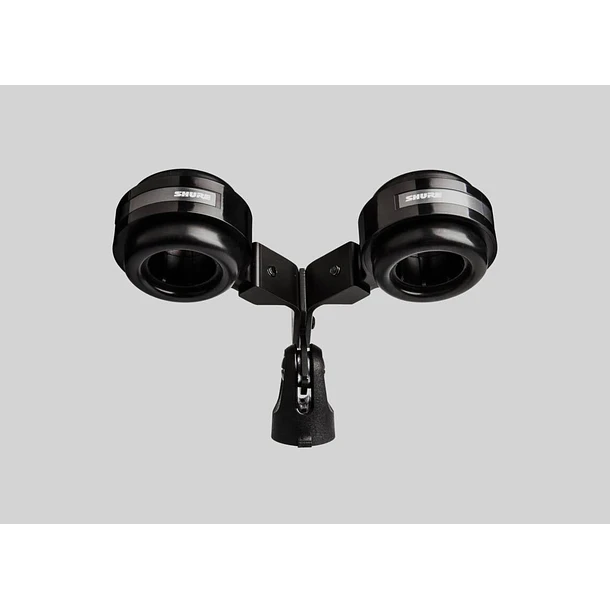 Shure VIP55SM Soporte Doble Para Dos Micrófonos SM57 Con Amortiguación Para Atril y Pedestal 3