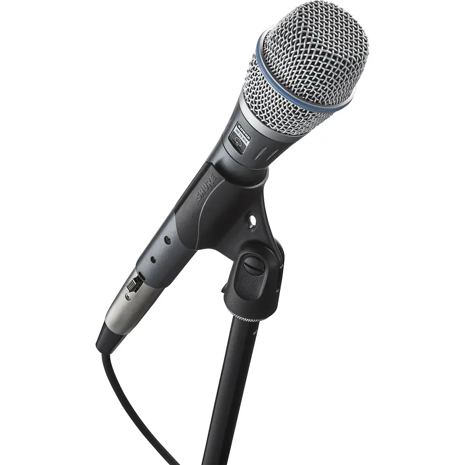 Shure BETA 87A Micrófono Vocal Condensador de Mano Supercardioide 4
