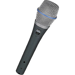 Shure BETA87C Micrófono Vocal Condensador de Mano Cardioide Para Monitoreo In-Ear