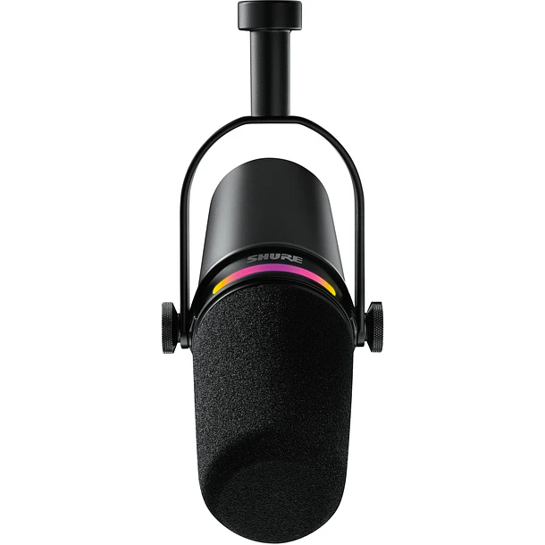 Shure MV7+-K Micrófono Podcast Híbrido USB-C y XLR Negro 2