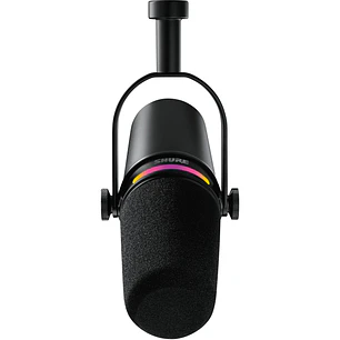 Shure MV7+-K Micrófono Podcast Híbrido USB-C y XLR Negro
