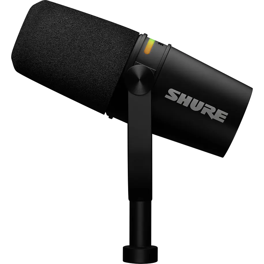 Shure MV7+-K Micrófono Podcast Híbrido USB-C y XLR Negro 3