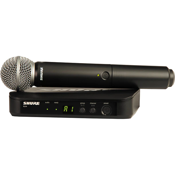 Shure BLX24/SM58-M15 Sistema Inalámbrico Vocal de Mano con Micrófono SM58 Banda M15 1