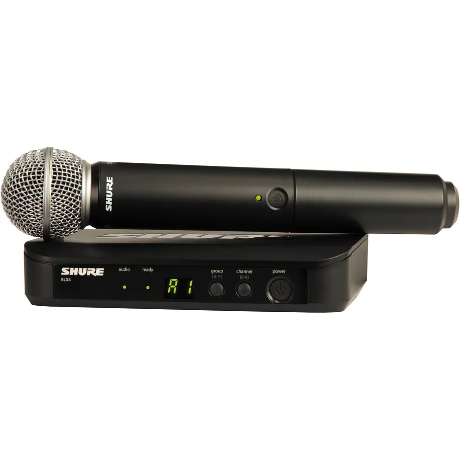 Shure BLX24/SM58-M15 Sistema Inalámbrico Vocal de Mano con Micrófono SM58 Banda M15 1