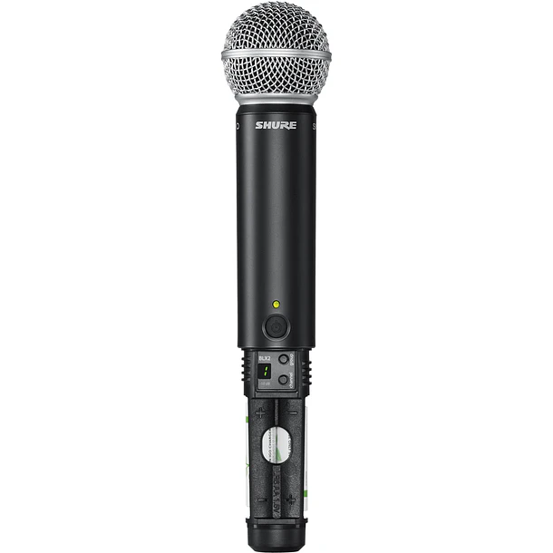 Shure BLX24/SM58-M15 Sistema Inalámbrico Vocal de Mano con Micrófono SM58 Banda M15 2