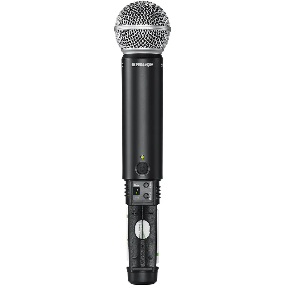 Shure BLX24/SM58-M15 Sistema Inalámbrico Vocal de Mano con Micrófono SM58 Banda M15 2