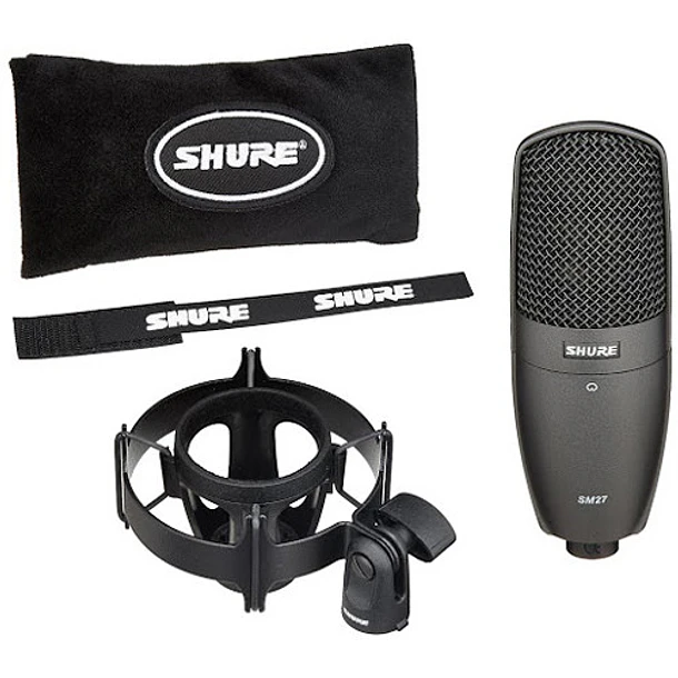 Shure SM27-SC Micrófono Condensador de Diafragma Grande Cardioide Para Estudio 3