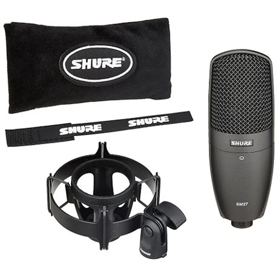 Shure SM27-SC Micrófono Condensador de Diafragma Grande Cardioide Para Estudio 3