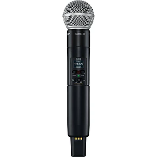 Shure SLXD2/SM58=-G58 Transmisor de Mano Digital Inalámbrico con Cápsula SM58 Banda G58