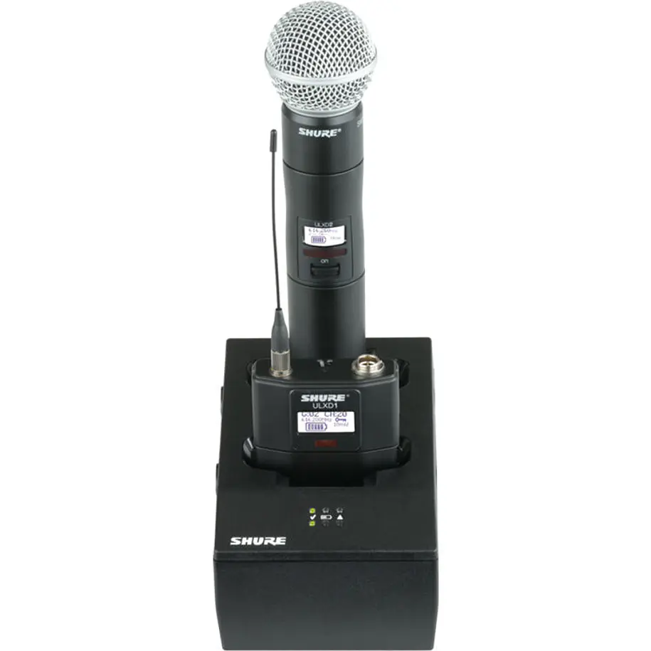 Shure SBC200-US Cargador Doble de Base Para Transmisores y Baterías Shure 3