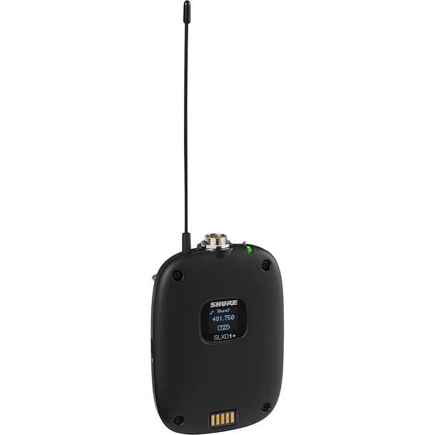 Shure SLXD1+=-G57 Transmisor Bodypack Digital Inalámbrico SLX-D+ Banda G57 1