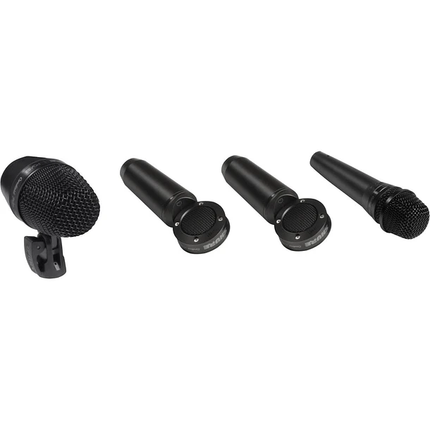 Shure PGASTUDIOKIT4 Kit de 4 Micrófonos de Estudio Para Batería e Instrumentos Con Estuche 1