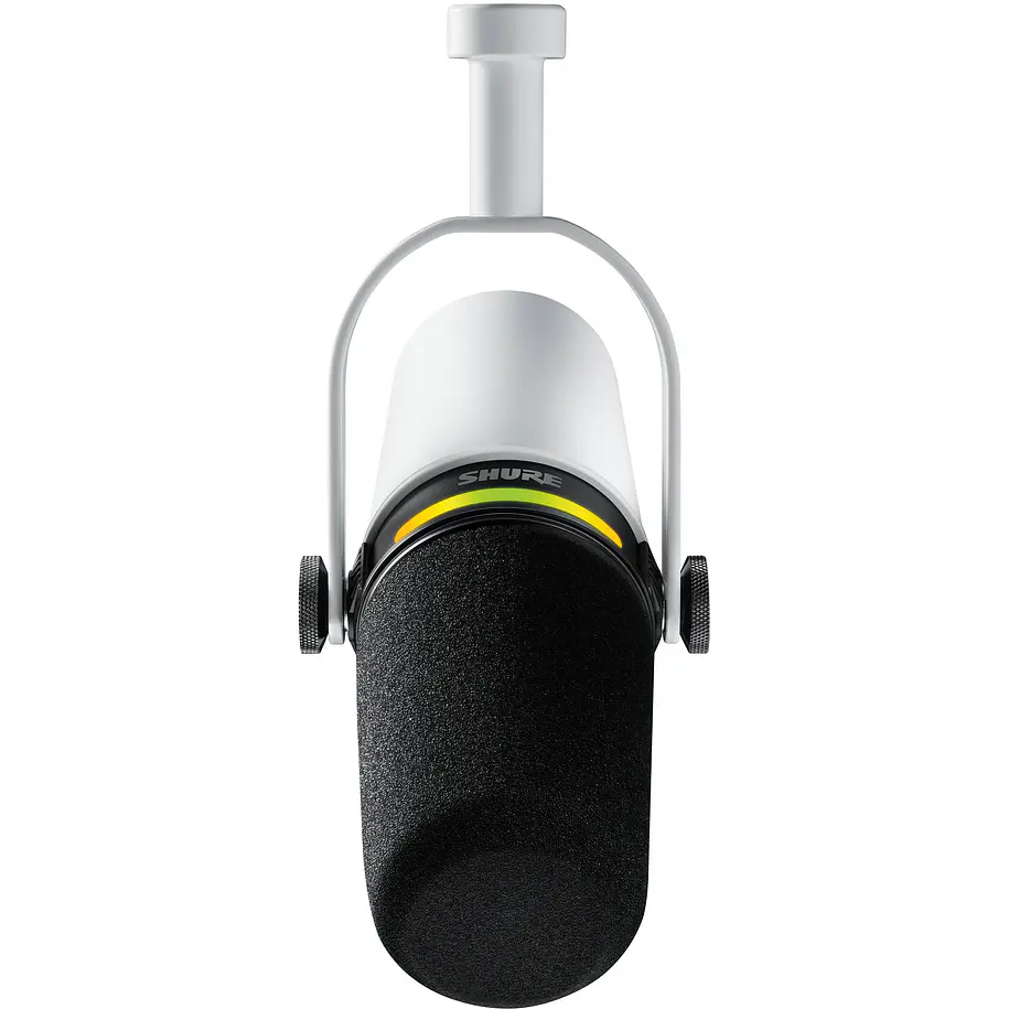 Shure MV7+ Micrófono Podcast Híbrido USB-C y XLR Blanco 2