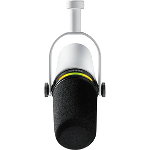 Shure MV7+ Micrófono Podcast Híbrido USB-C y XLR Blanco