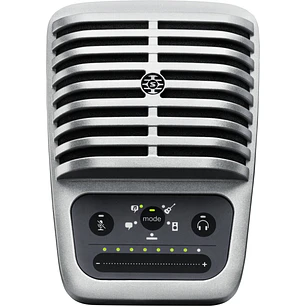 Shure MV51-DIG Micrófono USB Condensador de Diafragma Grande Para Podcast y Home Studio