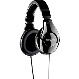 Shure SRH240A-BK Audífonos Cerrados Over-Ear Con Drivers de 40 mm Livianos y Cómodos