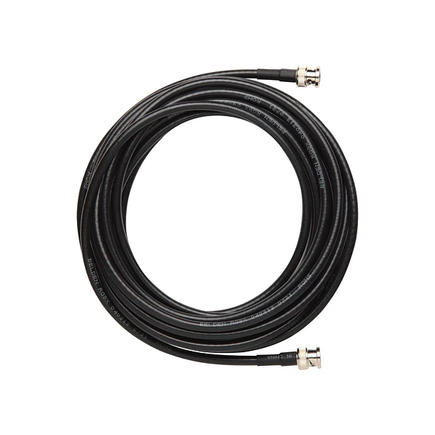 Shure UA825 Cable de Extensión Coaxial Para Antenas BNC a BNC de 7,6 m 1