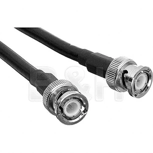Shure UA825 Cable de Extensión Coaxial Para Antenas BNC a BNC de 7,6 m