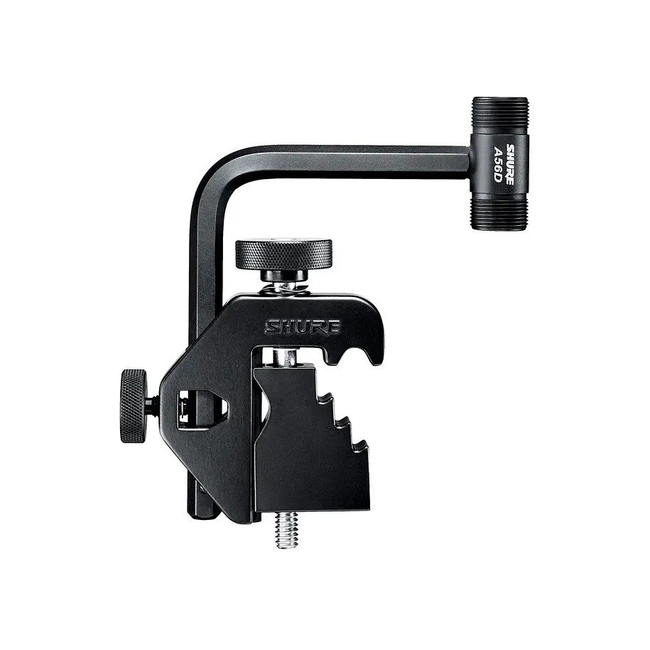 Shure A56D Soporte Universal de Micrófono Para Batería Con Abrazadera de Aro 5