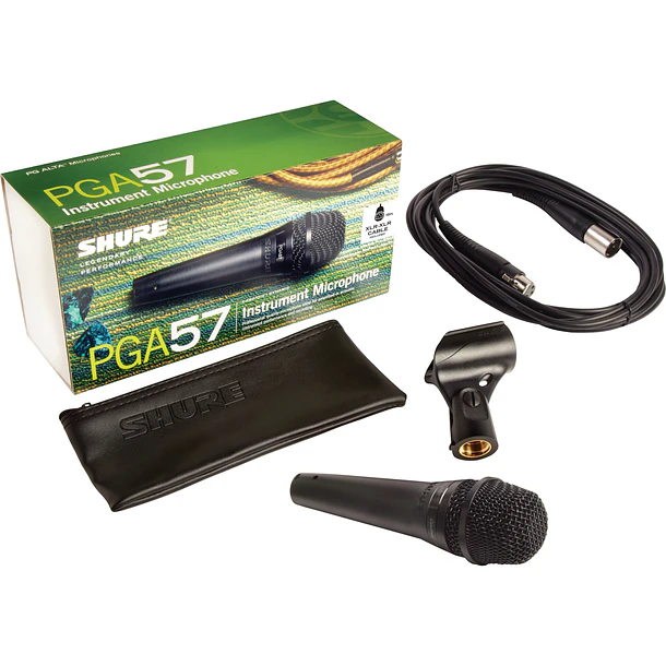 Shure PGA57-XLR Micrófono Dinámico Cardioide Para Instrumentos Con Cable XLR de 4,5 m 2