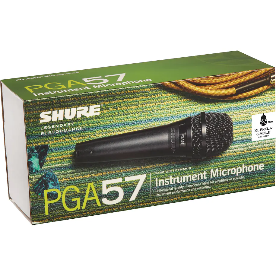 Shure PGA57-XLR Micrófono Dinámico Cardioide Para Instrumentos Con Cable XLR de 4,5 m 3
