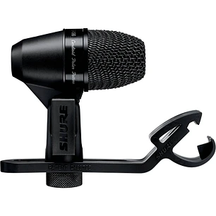 Shure PGA56-XLR Micrófono Dinámico Cardioide Para Caja y Toms Con Soporte de Aro y Cable XLR