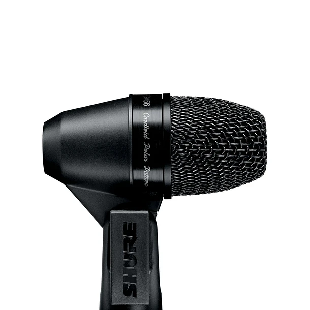Shure PGA56-XLR Micrófono Dinámico Cardioide Para Caja y Toms Con Soporte de Aro y Cable XLR 5