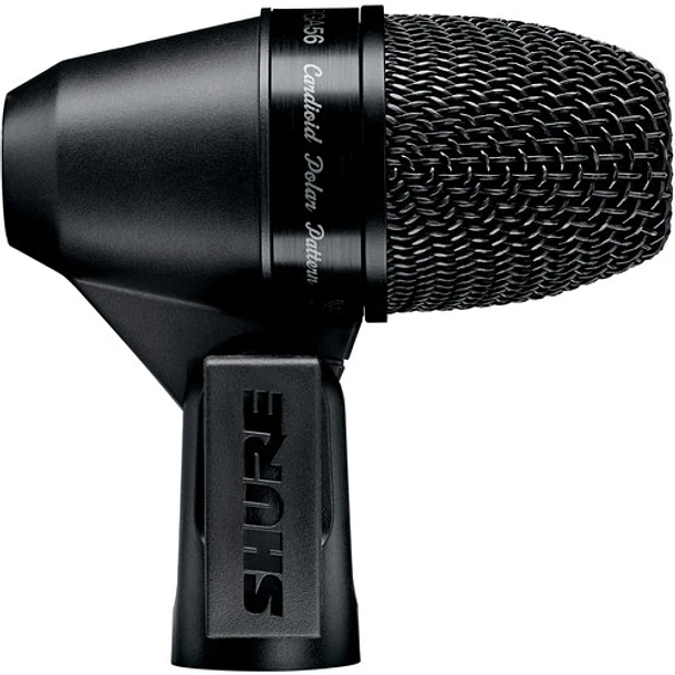 Shure PGA56-XLR Micrófono Dinámico Cardioide Para Caja y Toms Con Soporte de Aro y Cable XLR 7