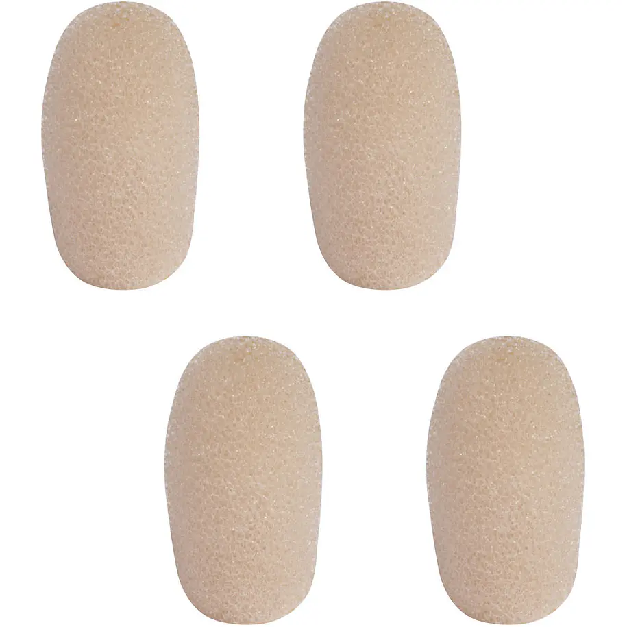 Shure RPM324 Set de 4 Paravientos de Espuma Color Tan Claro Para Countryman WCE6 y WCB6 1