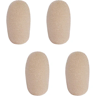 Shure RPM324 Set de 4 Paravientos de Espuma Color Tan Claro Para Countryman WCE6 y WCB6