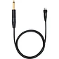 Shure WA305 Cable de Instrumento Plug 6,3 mm a TA4F de 91 cm Para Transmisores Inalámbricos - Miniatura 2