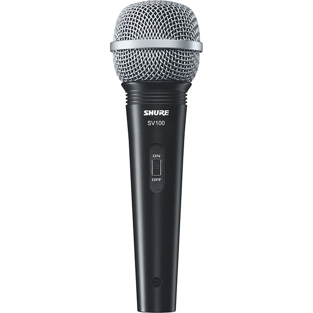 Shure SV100 Micrófono Vocal Dinámico Cardioide Con Cable XLR a Plug 6,3 mm de 4,5 m 1