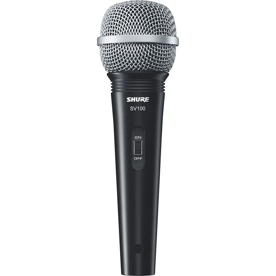 Shure SV100 Micrófono Vocal Dinámico Cardioide Con Cable XLR a Plug 6,3 mm de 4,5 m 1