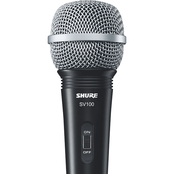 Shure SV100 Micrófono Vocal Dinámico Cardioide Con Cable XLR a Plug 6,3 mm de 4,5 m 2