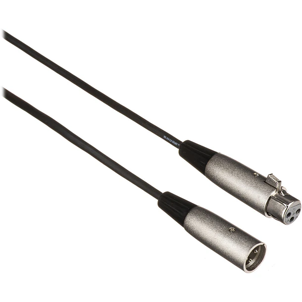 Shure C25J Cable de Micrófono XLR Macho a XLR Hembra Hi-Flex de 7,6 m 1