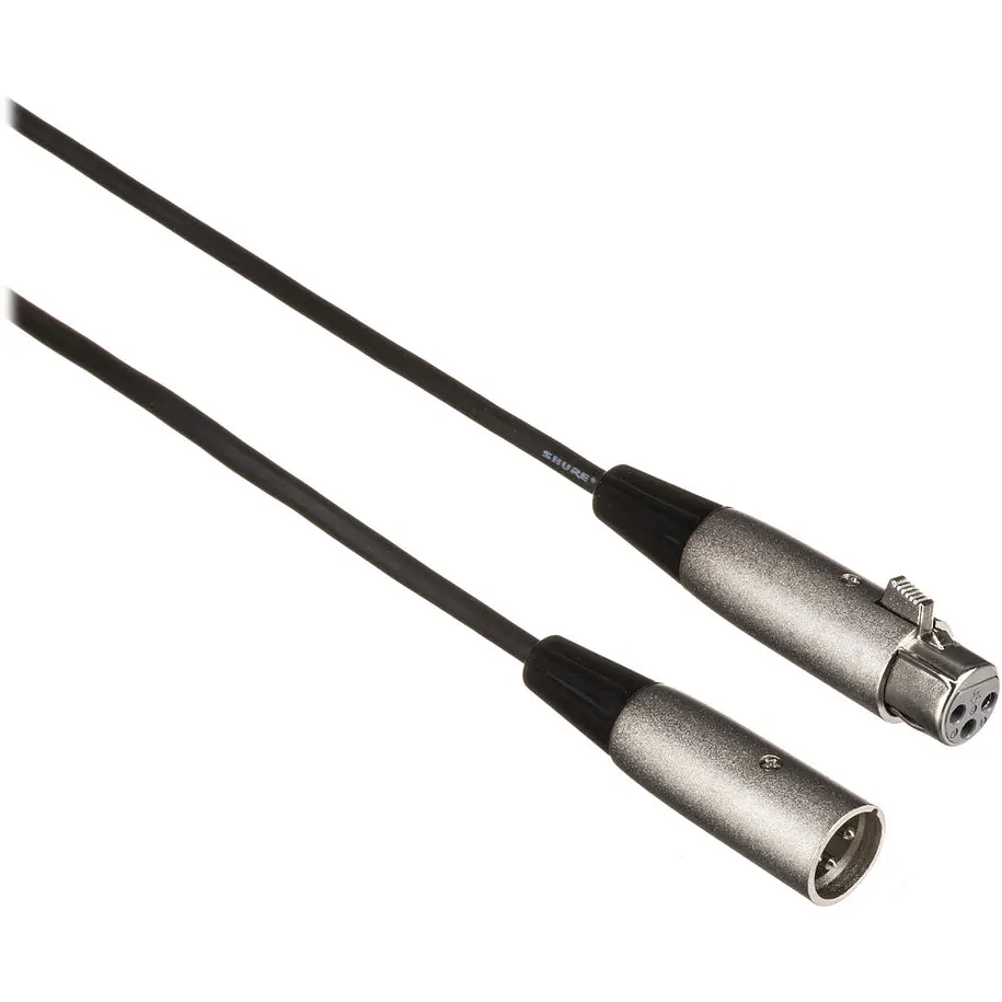 Shure C25J Cable de Micrófono XLR Macho a XLR Hembra Hi-Flex de 7,6 m 1