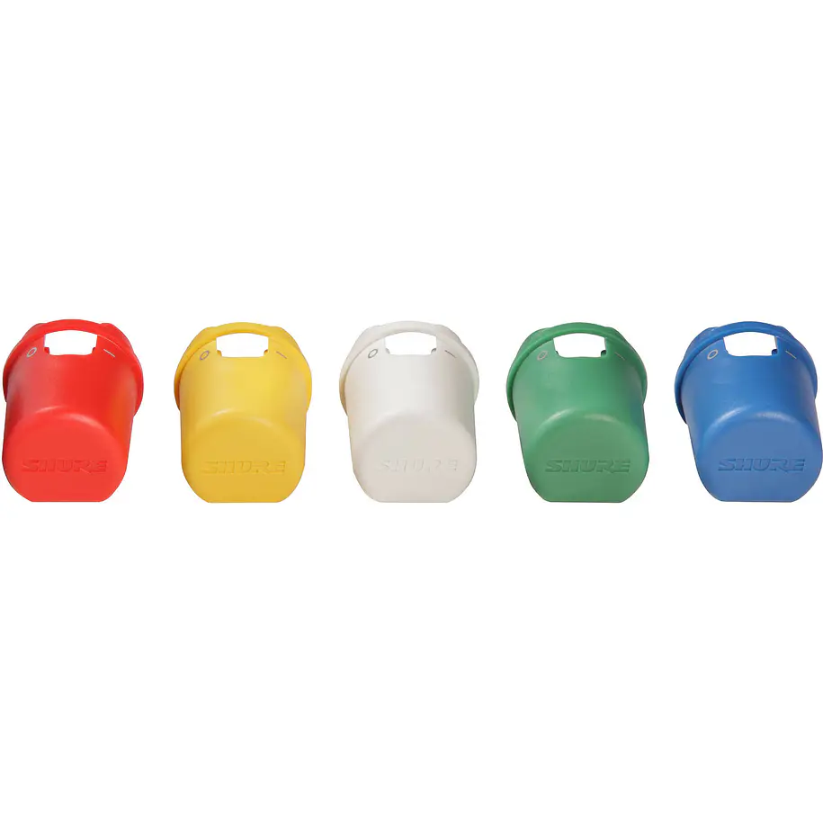 Shure WA617M Kit de Tapas de Color Para Identificar Transmisores de Mano Axient Digital 1
