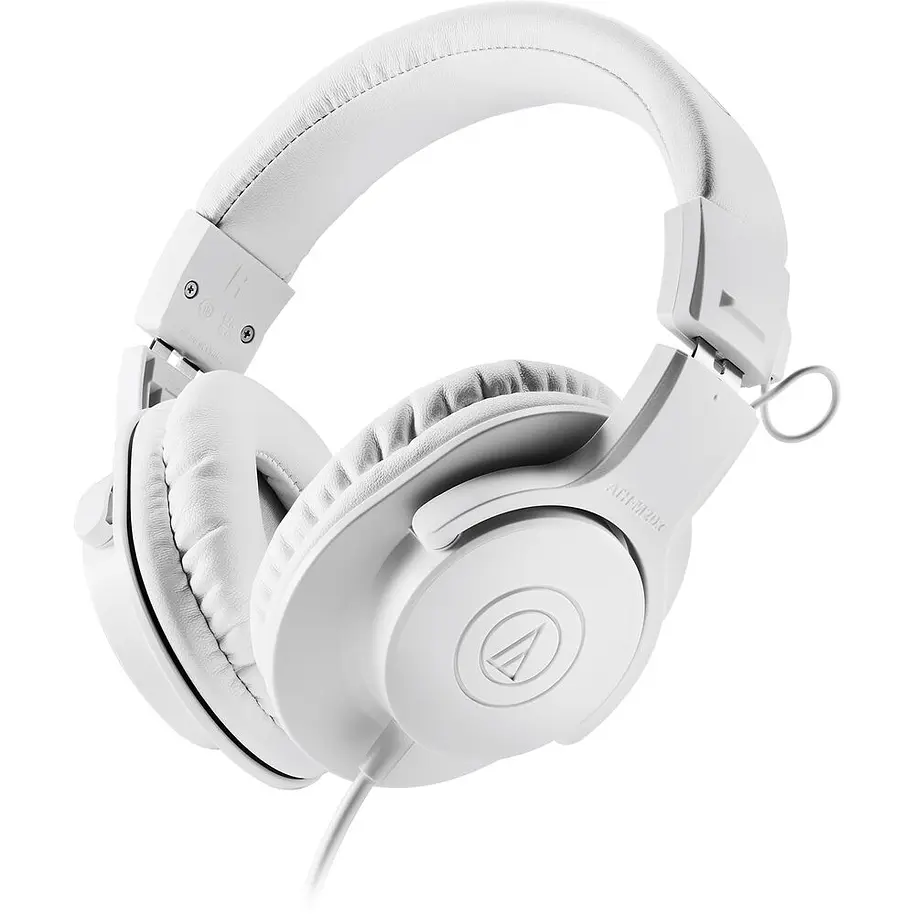 Audio-Technica ATH-M20x WH Audífonos de Monitoreo Profesionales Color Blanco 3