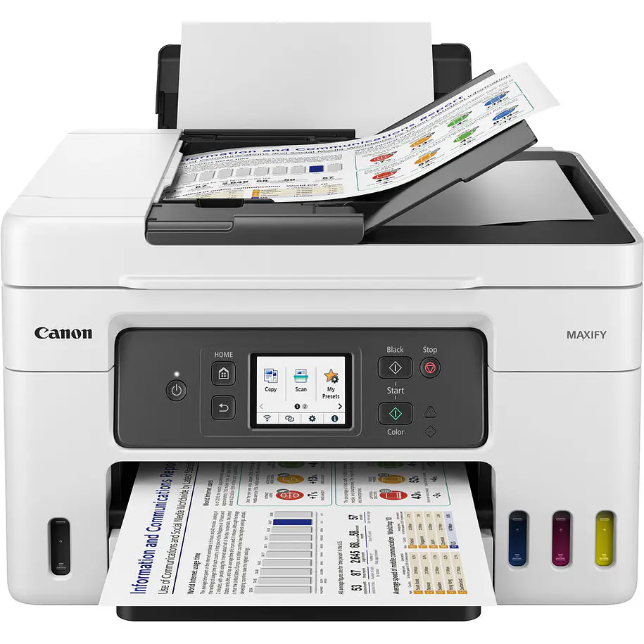 Canon MAXIFY GX4010 Multifuncional 4 en 1 Tinta Continua MegaTank Con Fax y ADF 2