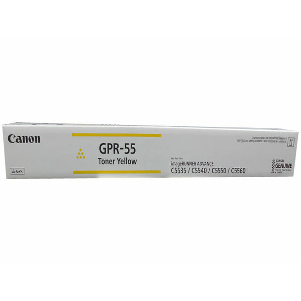 Canon GPR-55 Tóner Amarillo Para imageRUNNER ADVANCE C5500 y DX C5700 4