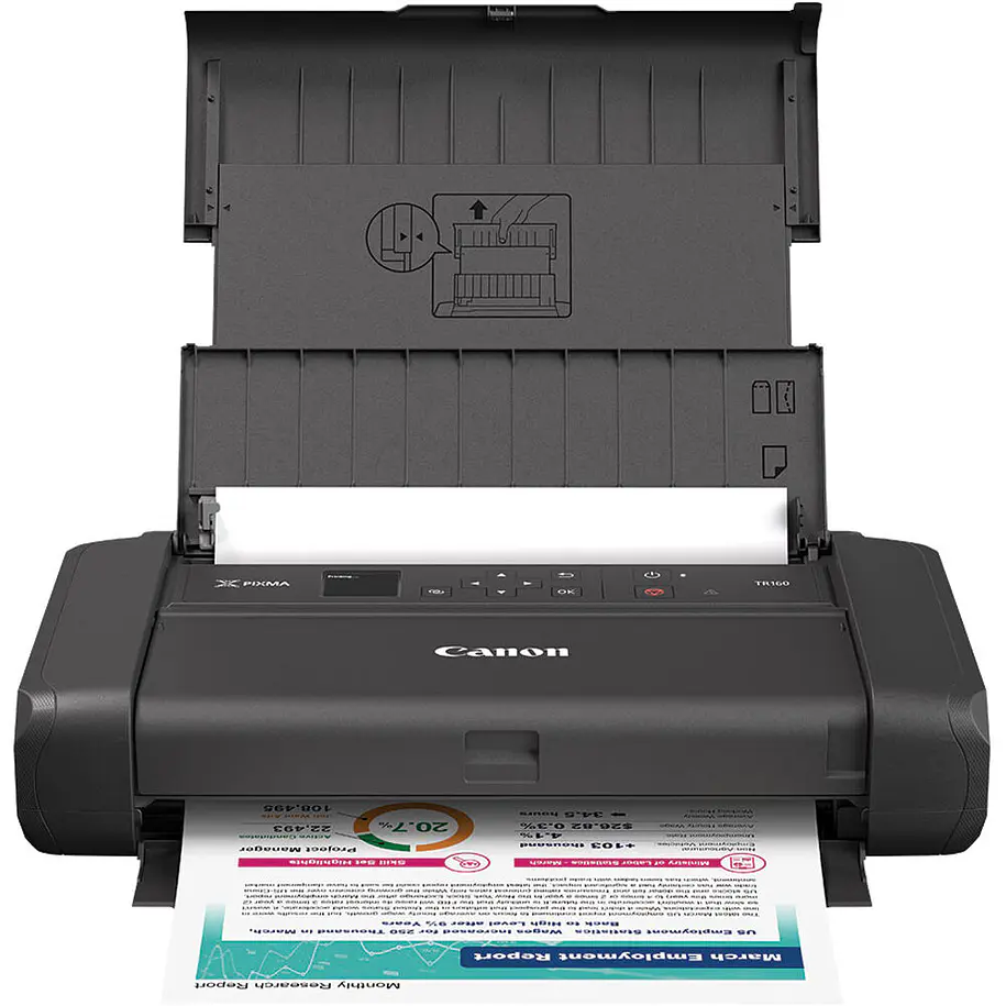 Canon PIXMA TR160 Impresora Portátil Inalámbrica Wi-Fi Con Pantalla OLED Para Imprimir en Movimiento 1