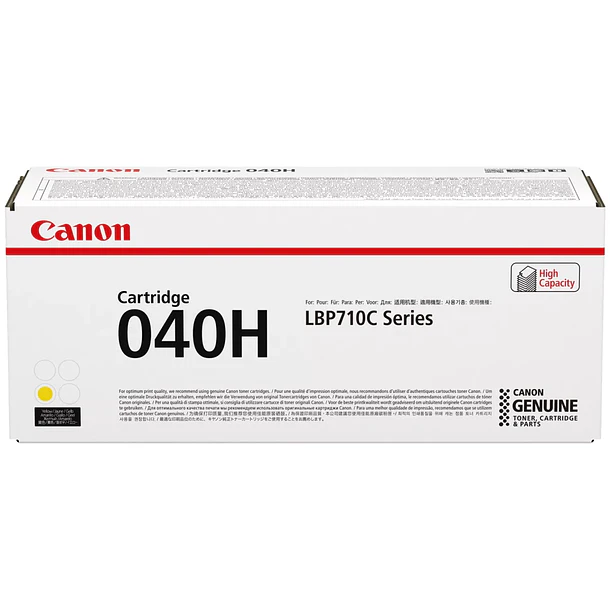 Canon 040H Tóner Amarillo Alta Capacidad Para imageCLASS LBP712Cdn 3