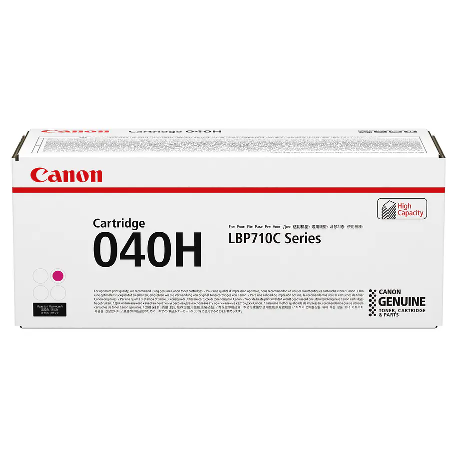 Canon 040H Tóner Magenta Alta Capacidad Para imageCLASS LBP712Cdn 1