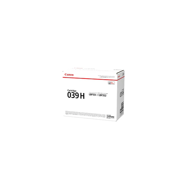 Canon 039H Tóner Negro Alta Capacidad Para imageCLASS LBP351 y LBP352 1