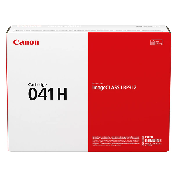 Canon 041H Tóner Negro Alta Capacidad Para imageCLASS LBP312 y MF525 1